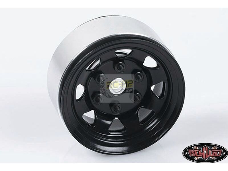 RC4WD Stamped Steel 1.55 Stock Black Beadlock Wheel RC4ZW0036 - RC-HP.d ...