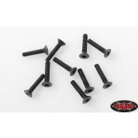 RC4WD Steel Flat Head Socket Cap Screws M2 x 10mm (Black)...