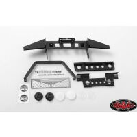 RC4WD Metal Front Bumper w/Stinger and Lights for Gelande...