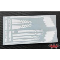 RC4WD RC4WD Clean Stripes D90 Decal Sheet (White) Z-B0180