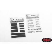 RC4WD Metal Logo Decal Sheet for 1985 Toyota 4Runner VVV-C0701