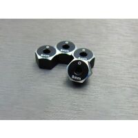 SAMIX Enduro alum. black hex adaptar (8mm)