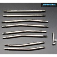 SAMIX SCX10 313mm high clearance titianium link kit 8pcs