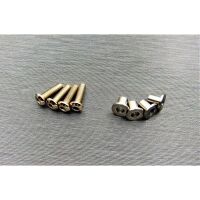 SAMIX SCX10-2 stainless steel knuckle busings set