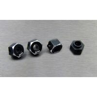 SAMIX TRX-4 alum black hex adaptar (8mm)