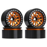 INJORA 4PCS 2.0" 12-spoke Metal Beadlock Wheel Rims...