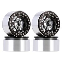 INJORA 4PCS 1.9" CNC Aluminum Beadlock Wheel Rims...