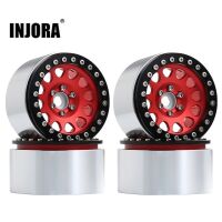 INJORA 4PCS 2.2" Aluminum Beadlock Wheel Rims for...