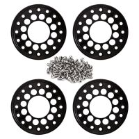 INJORA 4PCS CNC Aluminum Outer Beadlock Rings 12 holes...