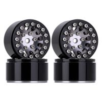 INJORA 1.0" 12-Spokes Beadlock Aluminum Wheel Rims...