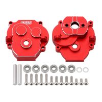 INJORA CNC Aluminum Transmission Housing with Bearings for 1/18 TRX4M (4M-51) Red