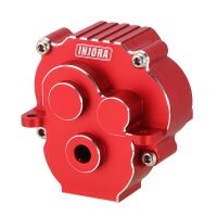 INJORA CNC Aluminum Transmission Housing with Bearings for 1/18 TRX4M (4M-51) Red