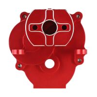 INJORA CNC Aluminum Transmission Housing with Bearings for 1/18 TRX4M (4M-51) Red