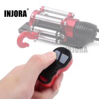 INJORA Wireless Remote Receiver Winch Controller Set for 1/10 RC Crawler