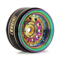 INJORA 1.0" 39g/pcs Brass Beadlock Wheels Negative Offset 2.65mm for 1/24 1/18 RC Crawlers (W1008)