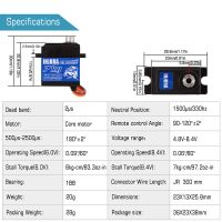 INJORA 7KG 2065 Digital Servo Waterproof High Voltage Sub Micro Shift Servo