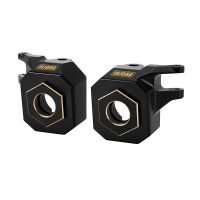 INJORA 2PCS Brass Steering Knuckles for 1/10 SCX10 III...