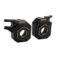 INJORA 2PCS Brass Steering Knuckles for 1/10 SCX10 III AR45 Straight Axles