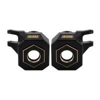 INJORA 2PCS Brass Steering Knuckles for 1/10 SCX10 III AR45 Straight Axles