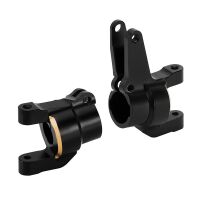 INJORA Black Brass C Hubs for 1/10 SCX10 III AR45 Straight Axle