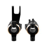 INJORA Black Brass C Hubs for 1/10 SCX10 III AR45 Straight Axle