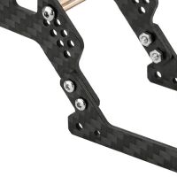 INJORA LCG Carbon Fiber Chassis Kit 5° Angled Frame Girder for 1/18 TRX4M (4M-32 4M-38)