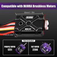 INJORA Micro Brushless MBL32 ESC & 1721 Purple Viper Motor for 1/18 TRX4M Ascent18