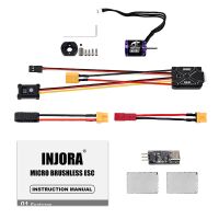 INJORA Micro Brushless MBL32 ESC & 1721 Purple Viper Motor for 1/18 TRX4M Ascent18