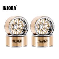 INJORA 1.0" ModuWheel Brass & Aluminum Beadlock Wheels for 1/18 1/24 RC Crawlers