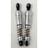 Dlux Dravtech Short Shocks inkl. 2 Paar Federn 80 mm Silver 2St.